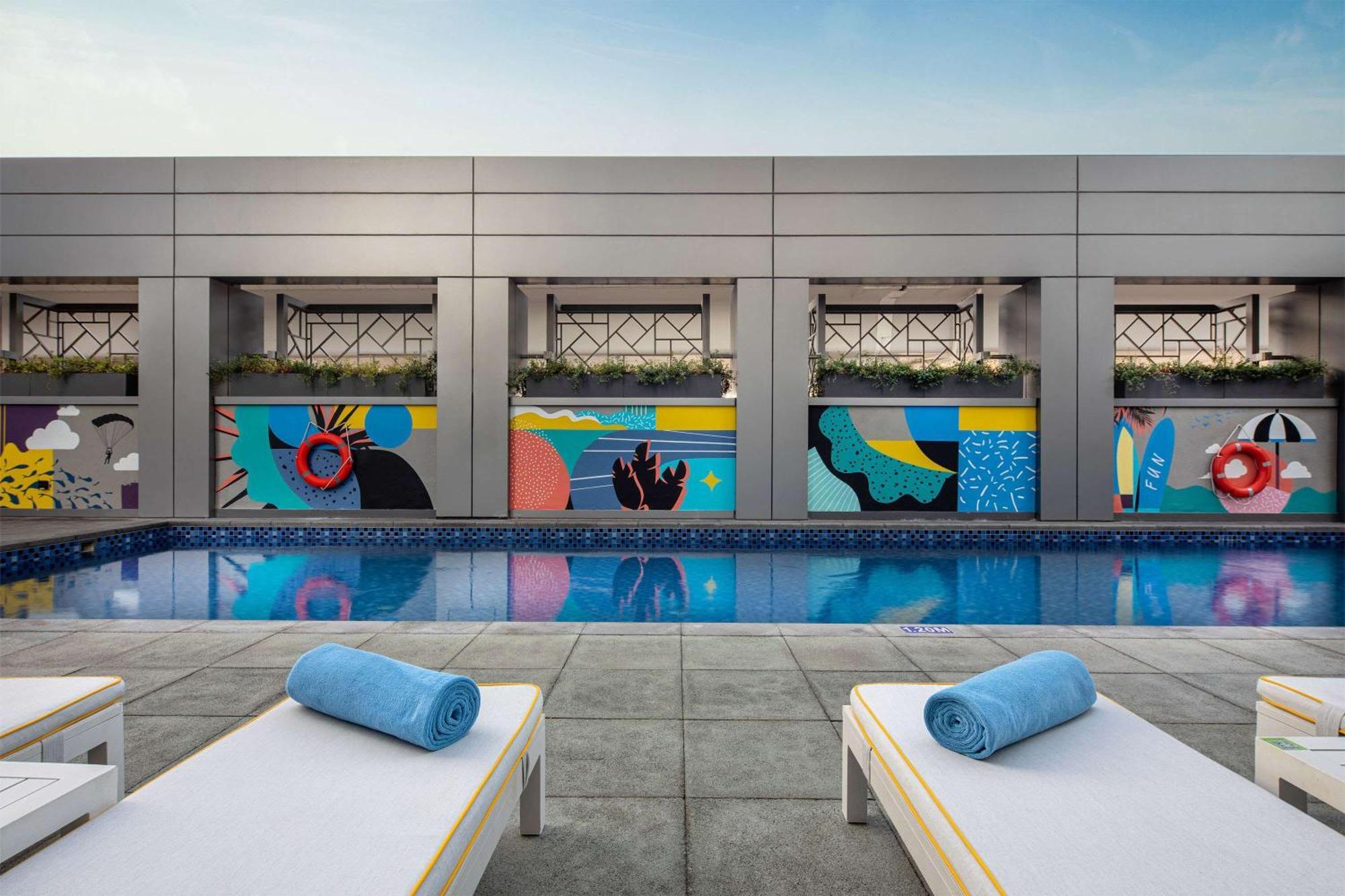 Rove Dubai Marina Hotel Exterior foto