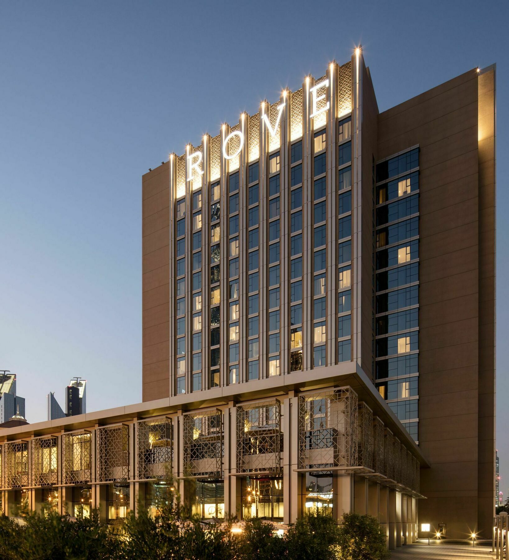 Rove Dubai Marina Hotel Exterior foto